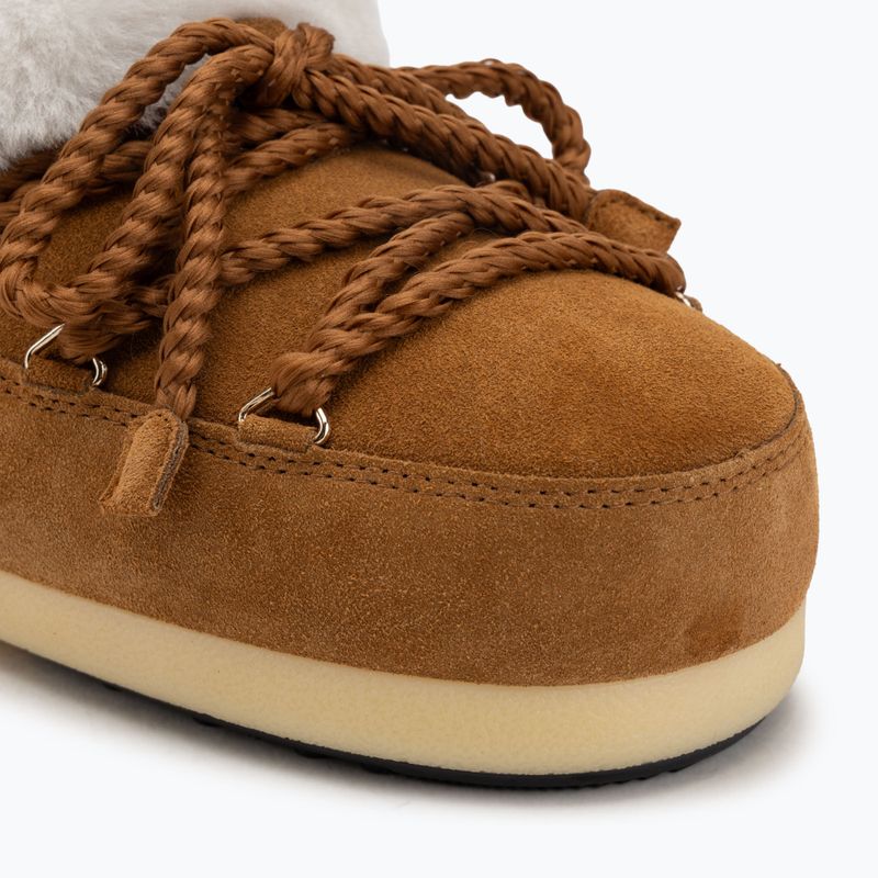 Śniegowce damskie Moon Boot Evx Mule Suede cognac/natural 7