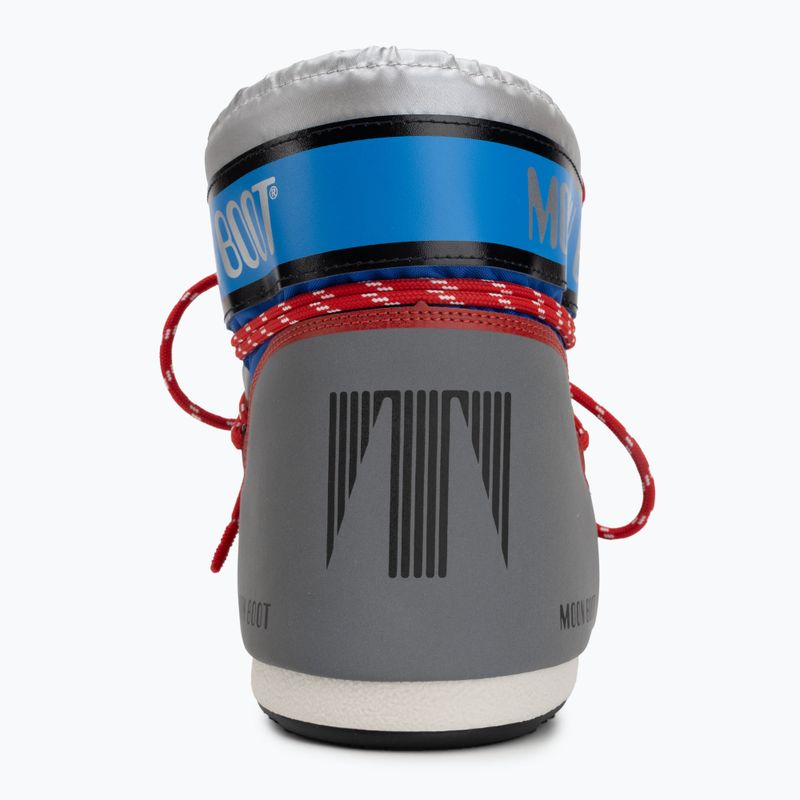 Śniegowce damskie Moon Boot Icon Low Space Racing silver/blue/red 6