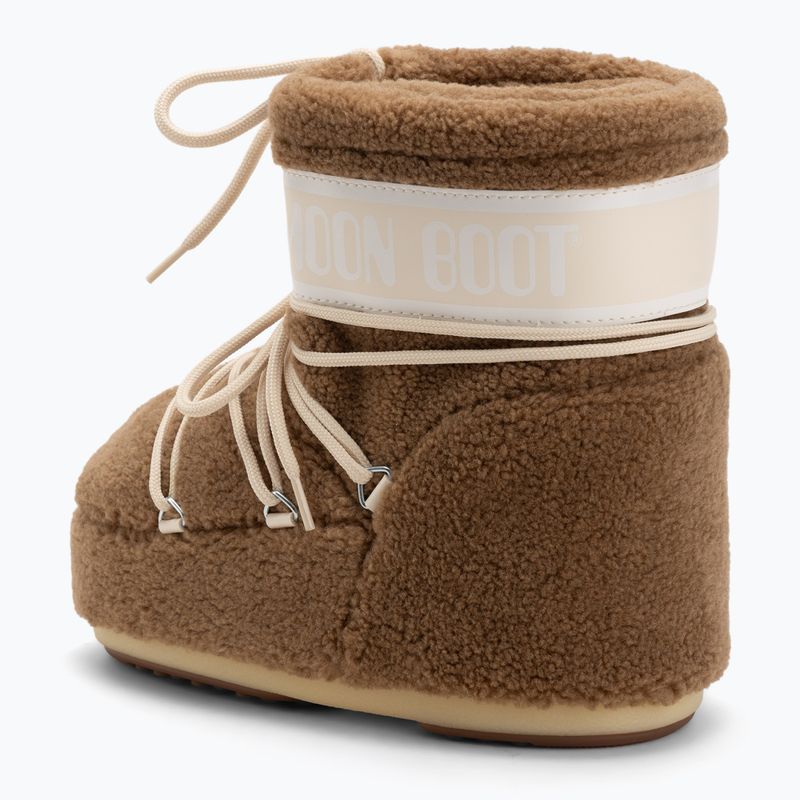 Śniegowce damskie Moon Boot Icon Low Fleece camel 3