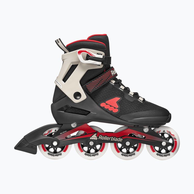 Rolki męskie Rollerblade Macroblade 84 black/sand/red 2