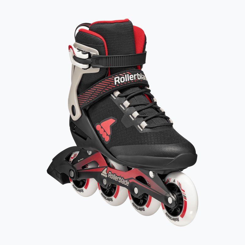 Rolki męskie Rollerblade Macroblade 84 black/sand/red 4