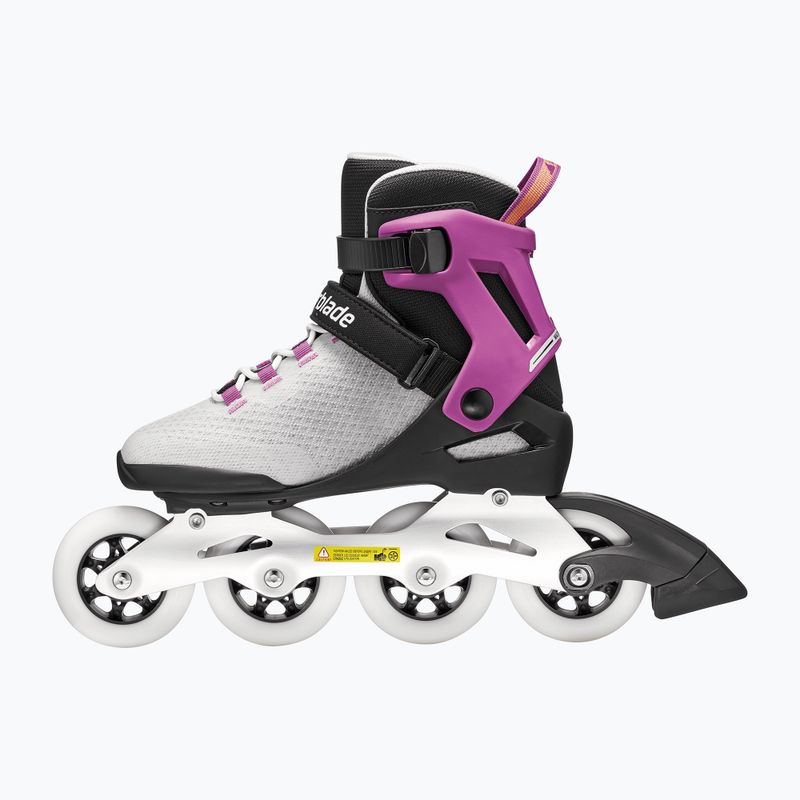 Rolki damskie Rollerblade Macroblade 84 W light grey/violet/orange 3