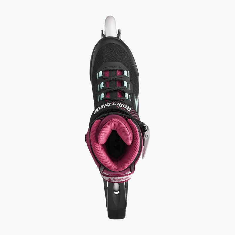 Rolki damskie Rollerblade Macroblade 84 W black/burgundy/ocean green 7