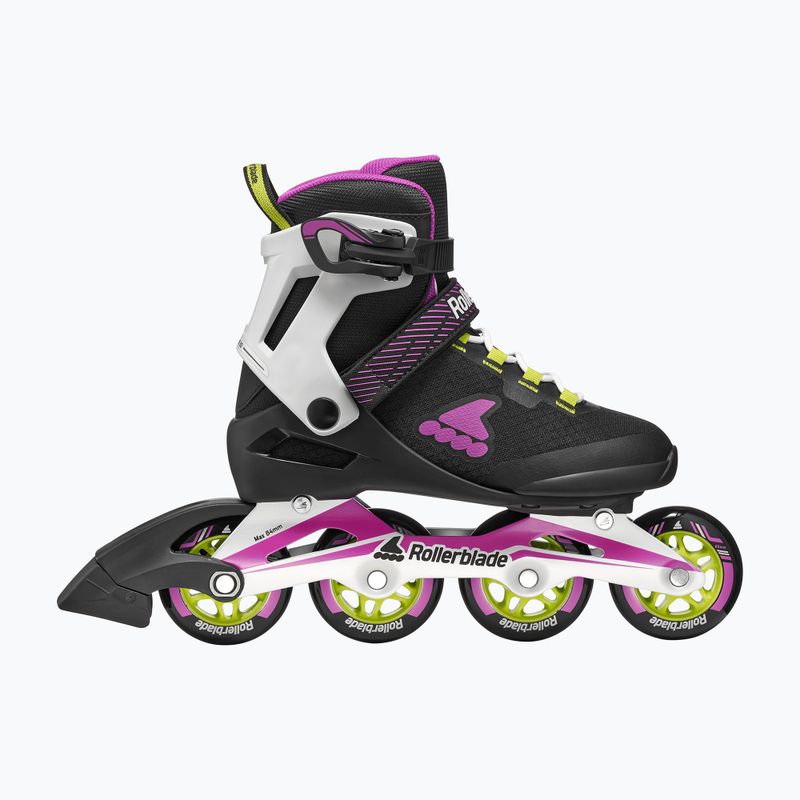 Rolki damskie Rollerblade Macroblade 80 W black/dark fuchsia 2