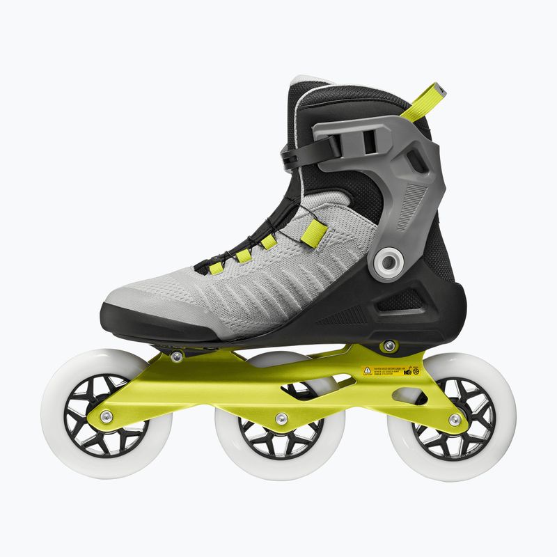 Rolki męskie Rollerblade Macroblade 110 Boa black/grey/lime 3