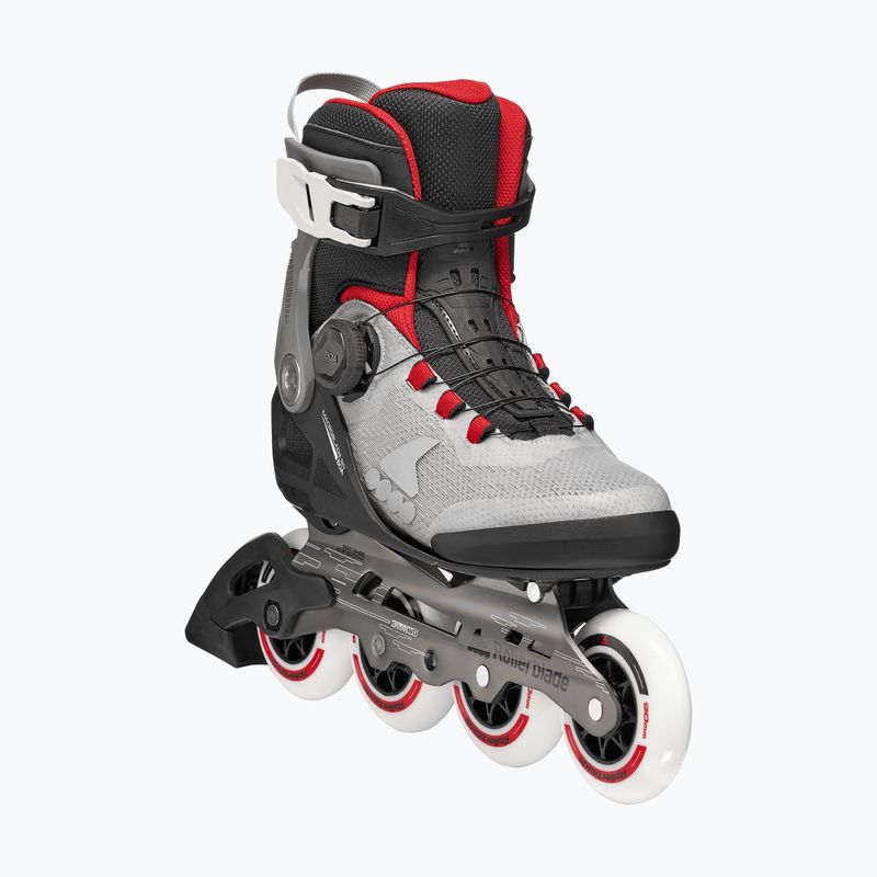 Rolki męskie Rollerblade Macroblade 90 Boa black/grey/red 5