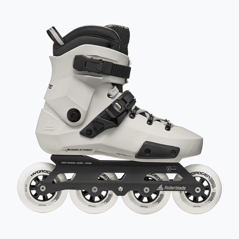 Rolki Rollerblade Twister 90R white smoke/black 2