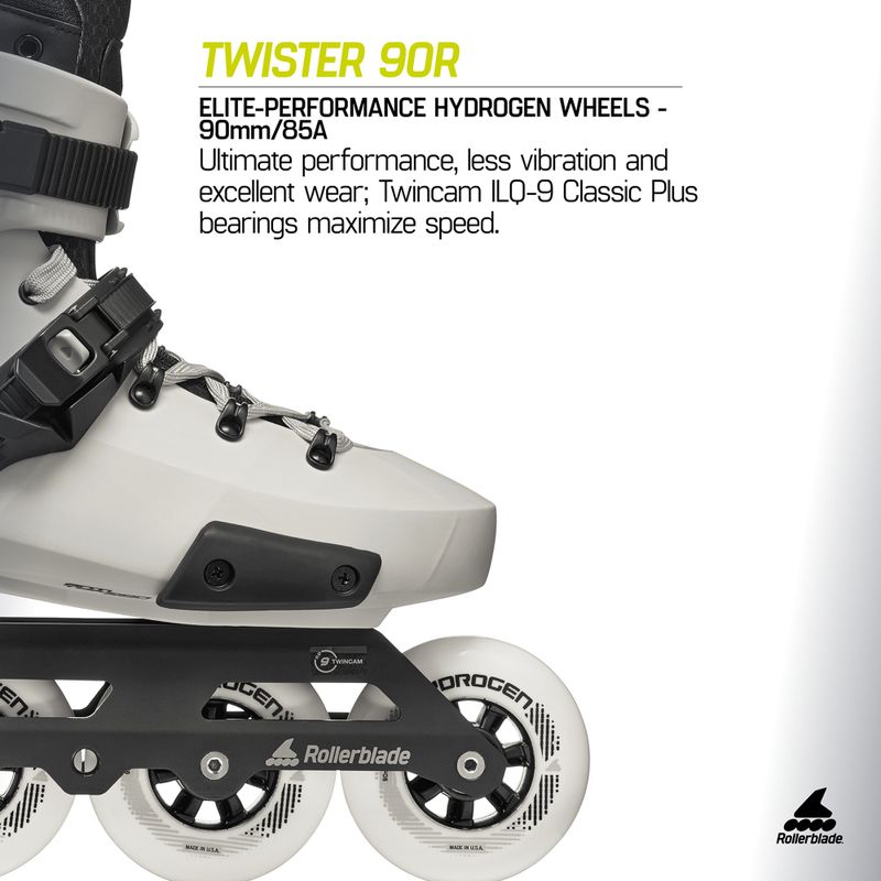 Rolki Rollerblade Twister 90R white smoke/black 8