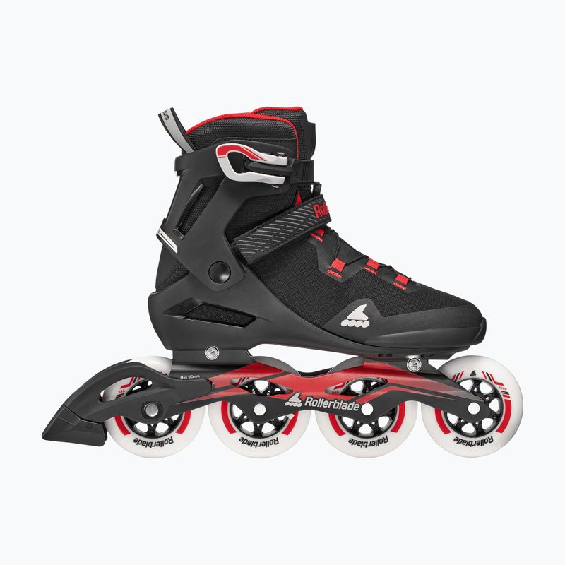 Rolki męskie Rollerblade Macroblade 90 black/red 2