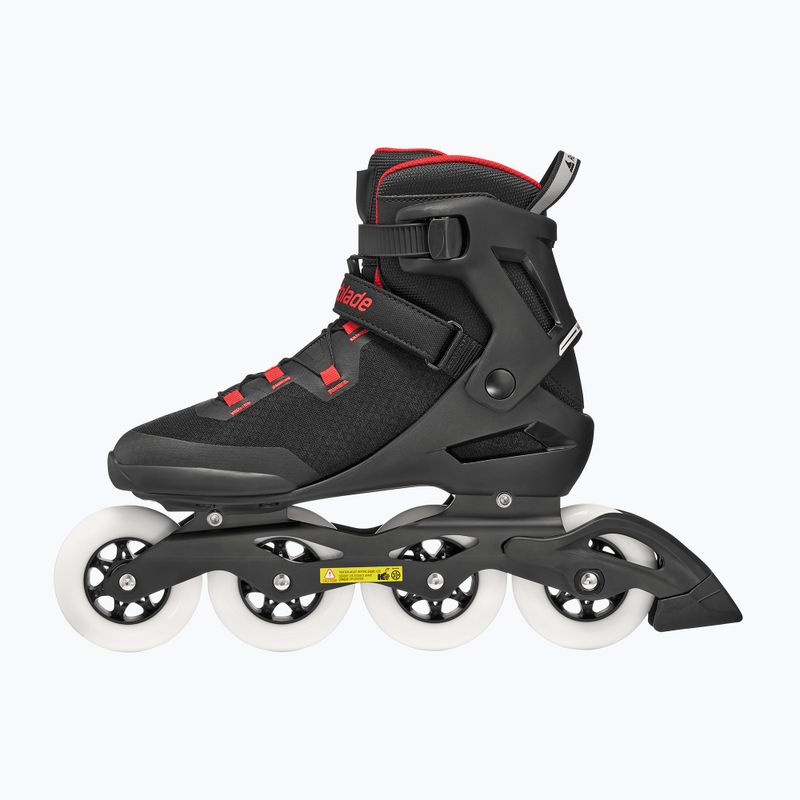 Rolki męskie Rollerblade Macroblade 90 black/red 3