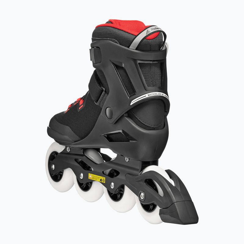 Rolki męskie Rollerblade Macroblade 90 black/red 5