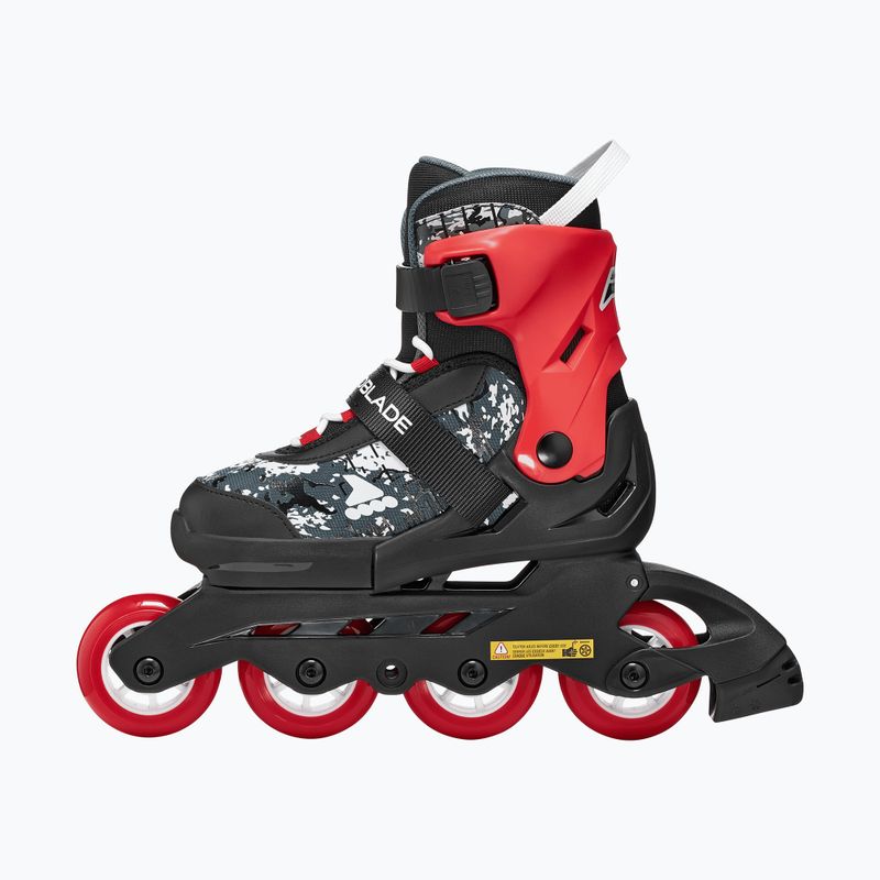 Rolki dziecięce Rollerblade Microblade SL Jr black/red 3