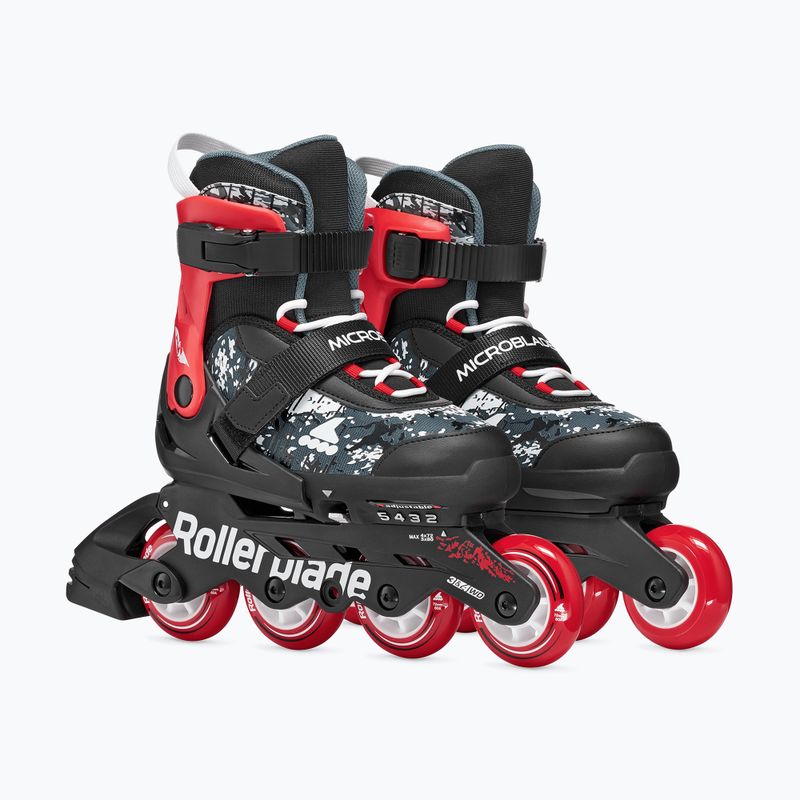 Rolki dziecięce Rollerblade Microblade SL Jr black/red 4
