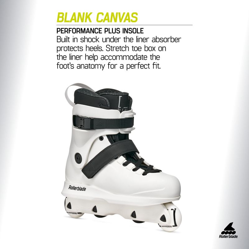 Rolki męskie Rollerblade Blank Canvas white 7