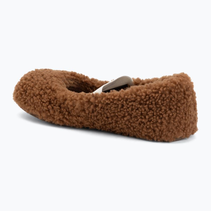 Baleriny damskie Moon Boot Shearling Ballerina cognac 3