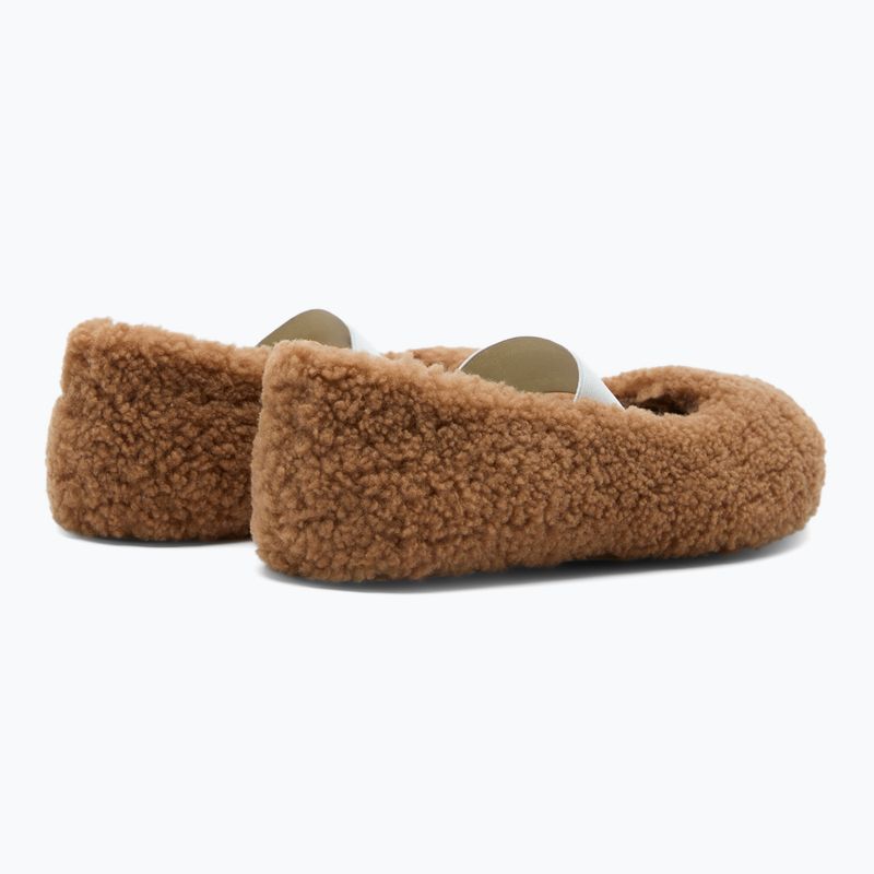 Baleriny damskie Moon Boot Shearling Ballerina cognac 2