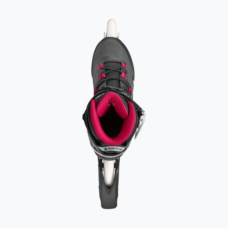 Rolki damskie Rollerblade Macroblade 90 W black/burgundy/ocean green 7