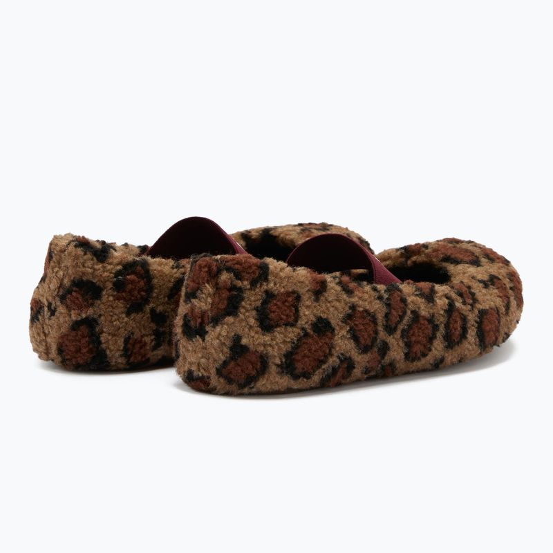Kapcie damskie Moon Boot Fleece Ballerina Leopard cognac/cocoa 2