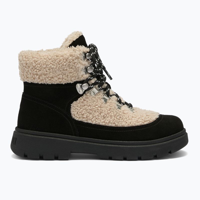 Śniegowce damskie Moon Boot Combat Boot Fleece black/off white