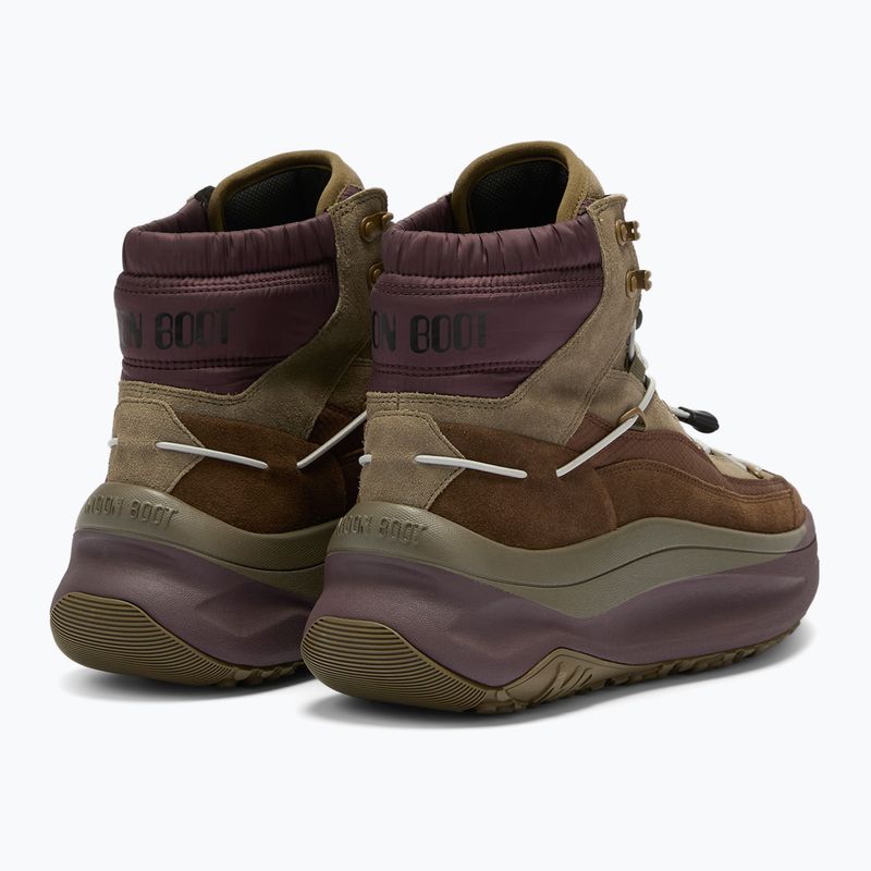 Buty damskie Moon Boot Moon247 Xlace Mid cargo green/berry brown 2