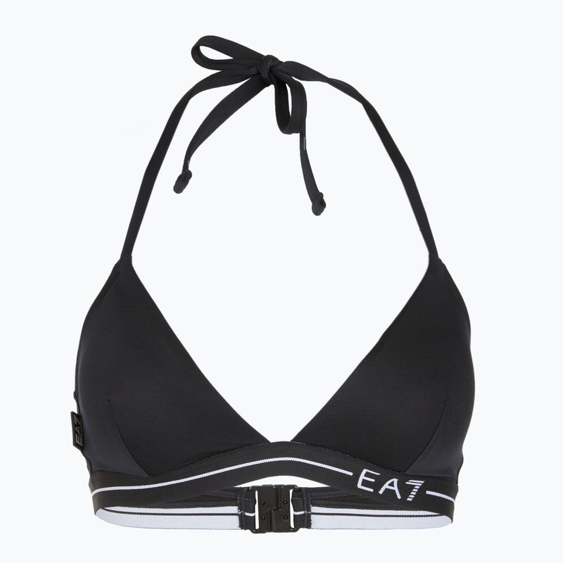 Strój kapielowy dwuczęściowy damski EA7 Emporio Armani Logo Tape Bikini Triangle black 3