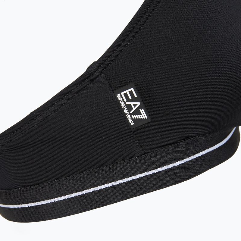 Strój kapielowy dwuczęściowy damski EA7 Emporio Armani Logo Tape Bikini Triangle black 5