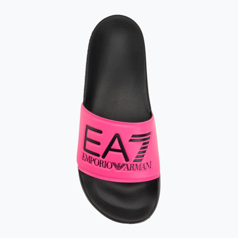 Klapki EA7 Emporio Armani Water Sports Visibility pink fluo/black 5