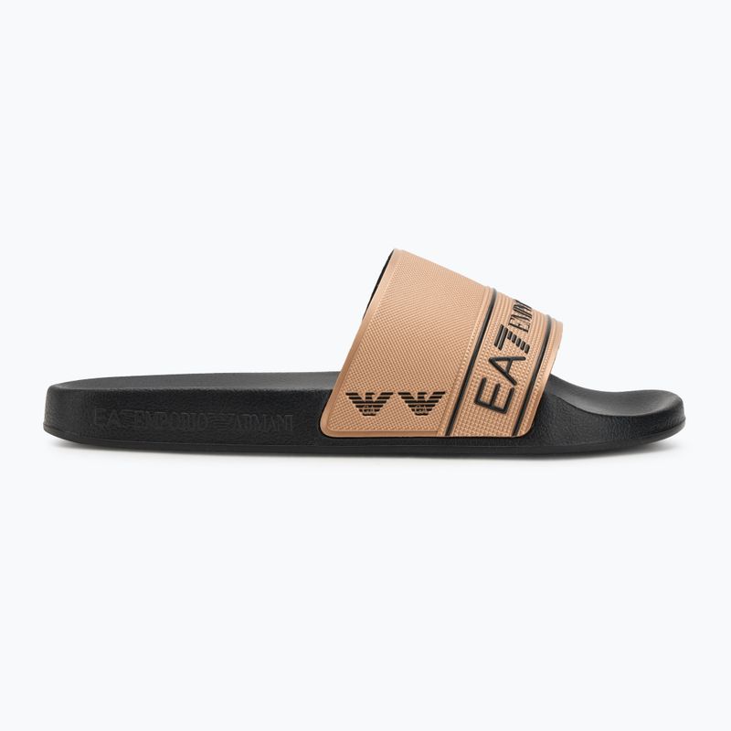 Klapki EA7 Emporio ArmaniWater Sports Tape black/gold 2