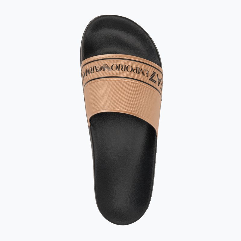 Klapki EA7 Emporio ArmaniWater Sports Tape black/gold 5