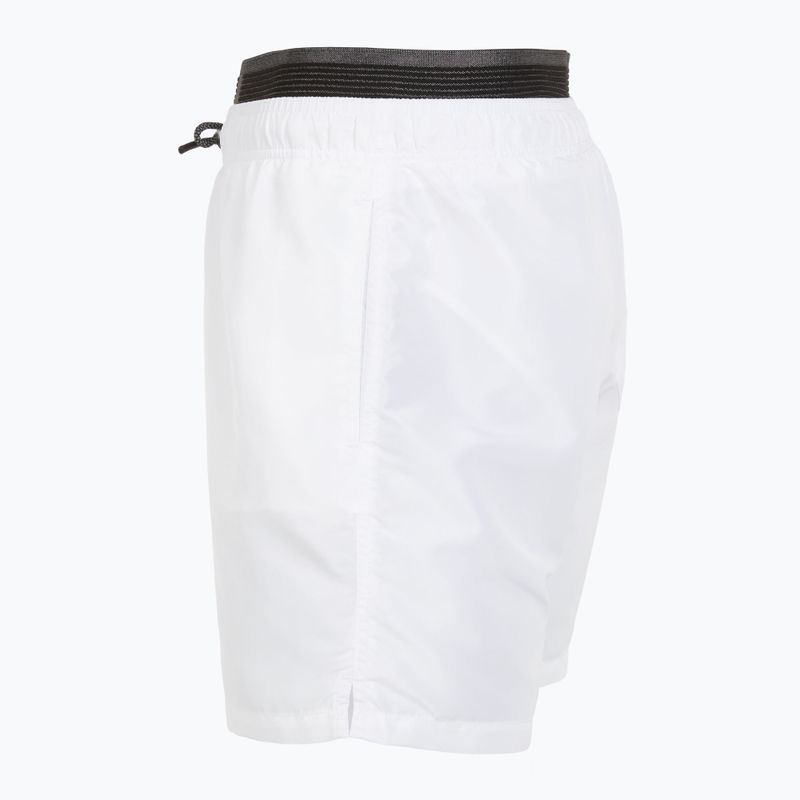 Szorty kąpielowe męskie EA7 Emporio Armani Logo Tape Boxer white 3