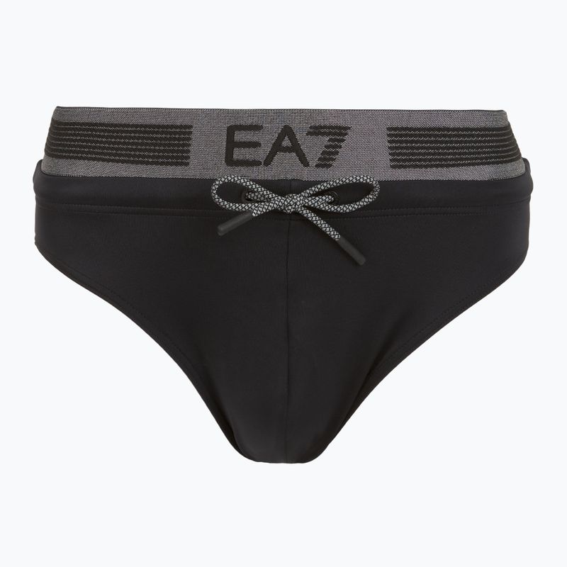 Slipy pływackie męskie EA7 Emporio Armani Logo Tape Brief black