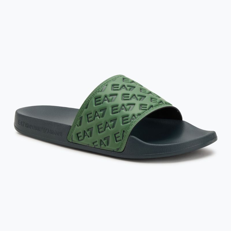 Klapki EA7 Emporio Armani Water Sports All Over urban chic/english ivy