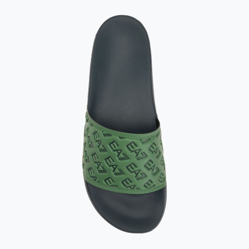 Klapki EA7 Emporio Armani Water Sports All Over urban chic/english ivy 5