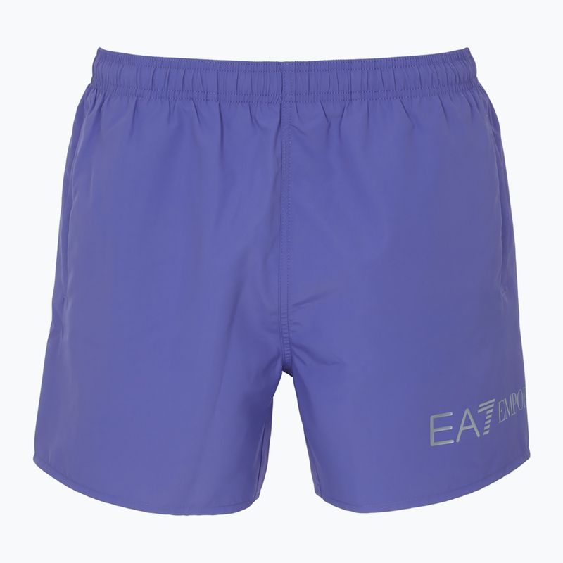 Szorty kąpielowe męskie EA7 Emporio Armani Extended Logo Boxer corsican blue/silver 2