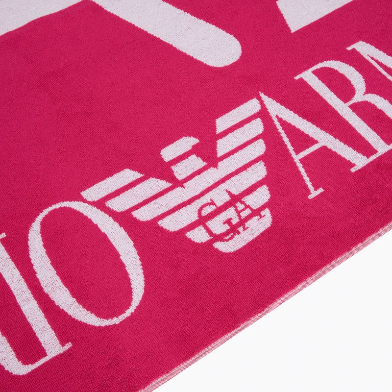 Ręcznik EA7 Emporio Armani Visibility neon pink 2