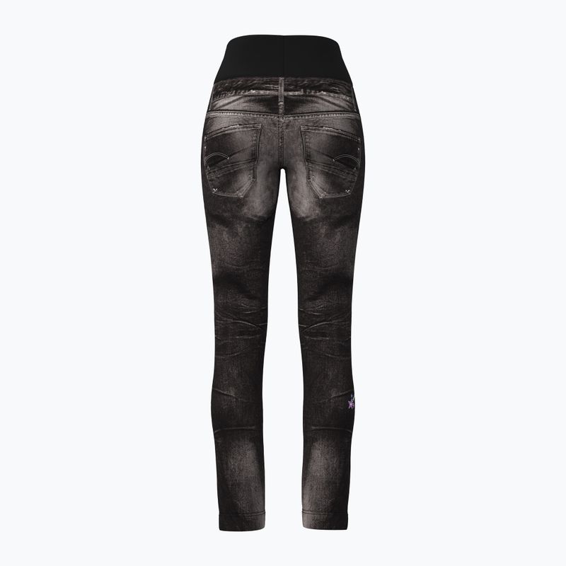 Spodnie trekkingowe damskie Crazy Wonder Magic print jeans black 2