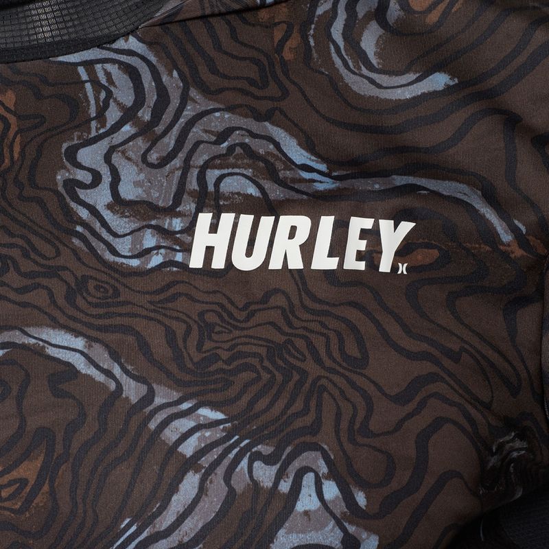 Longsleeve męski Hurley H2O-Dri Atticus Moab UPF Hood black 3