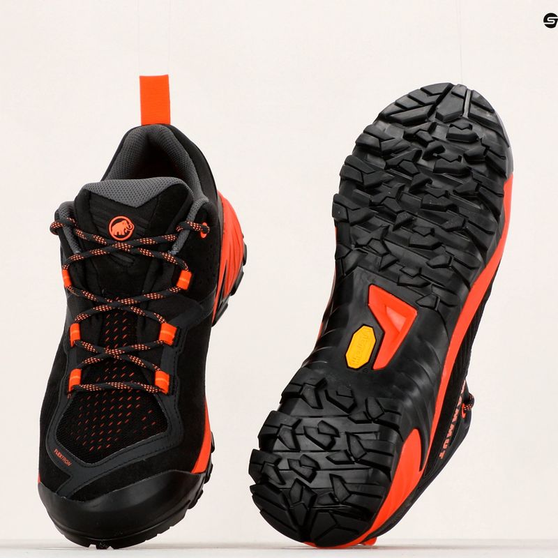 Buty trekkingowe męskie Mammut Sapuen Low GTX black/hot red 12