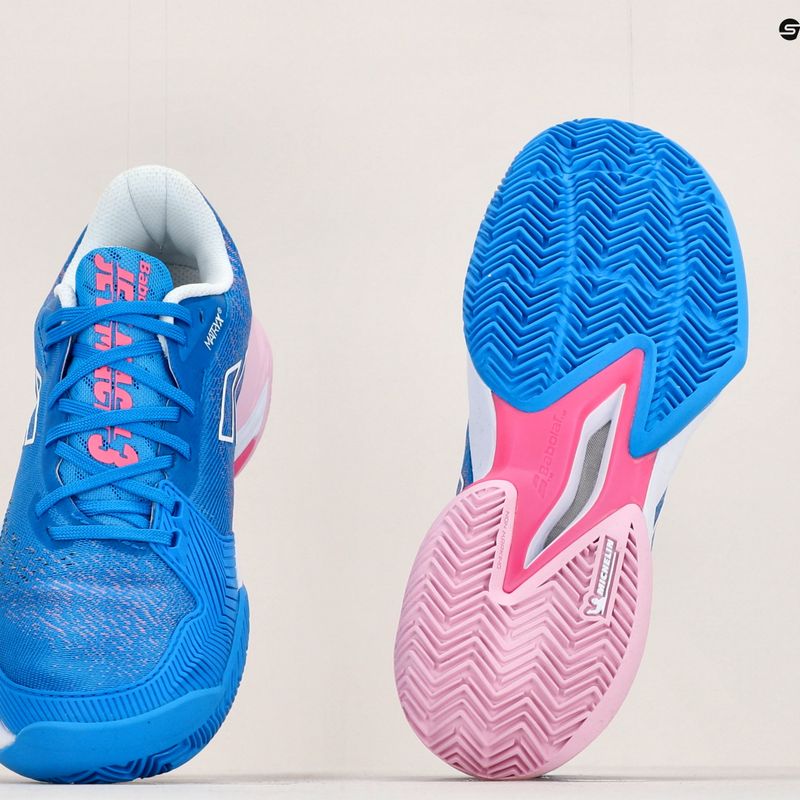 Buty do tenisa damskie Babolat Jet Mach 3 Clay W french blue 19