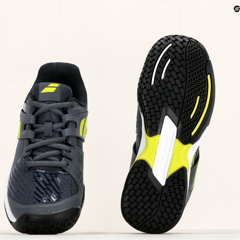 Buty do tenisa dziecięce Babolat Propulse All Court grey/aero 17