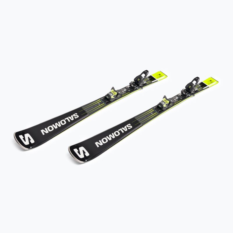 Narty zjazdowe Salomon S/Max 10 + wiązania M11 GW black/yellow 4