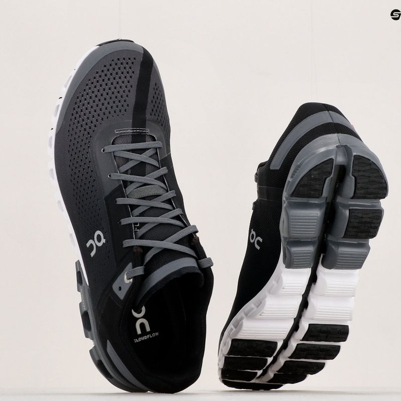 Buty do biegania męskie On Running Cloudflow black/asphalt 19