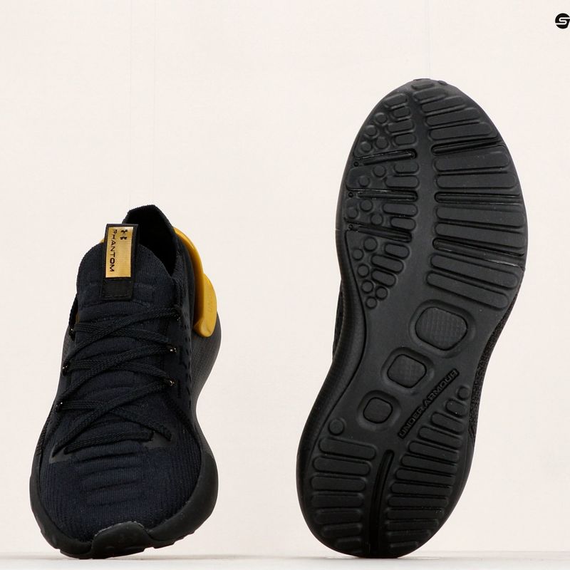 Buty do biegania damskie Under Armour Hovr Phantom 3 Mtlc black/black/metallic gold 14