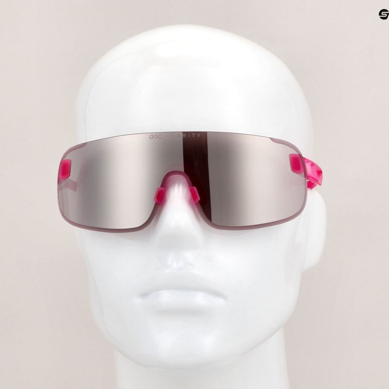 Okulary przeciwsłoneczne POC Elicit actinium pink translucent/clarity road silver 8