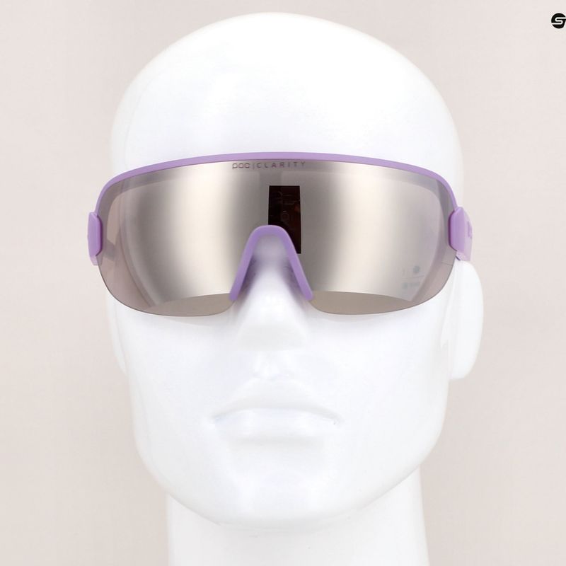 Okulary przeciwsłoneczne POC Aim purple quartz translucent/clarity road silver 6