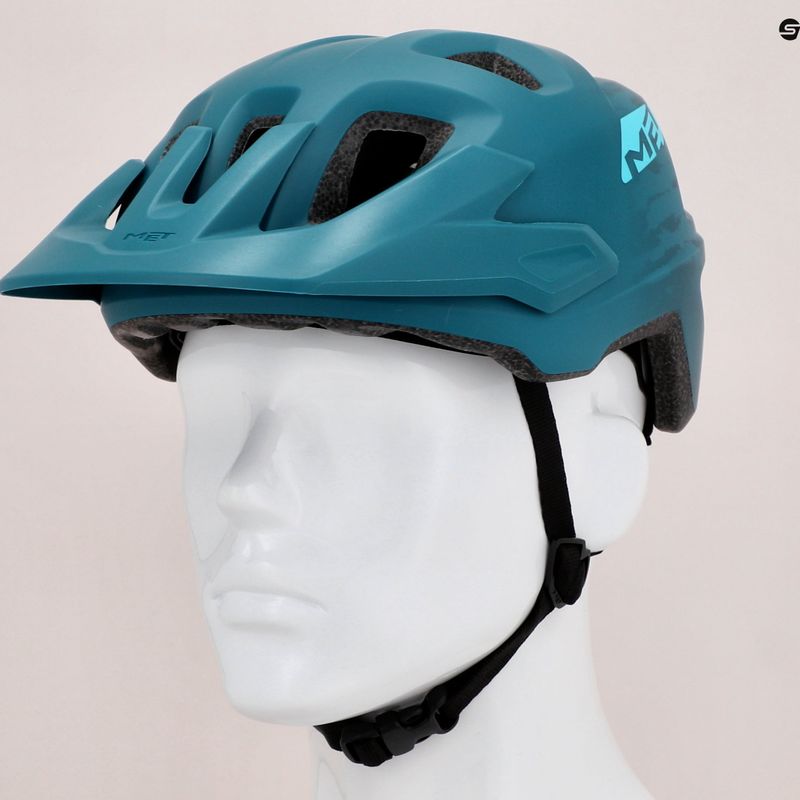 Kask rowerowy MET Echo niebieski 3HM118CE00MBL2 11