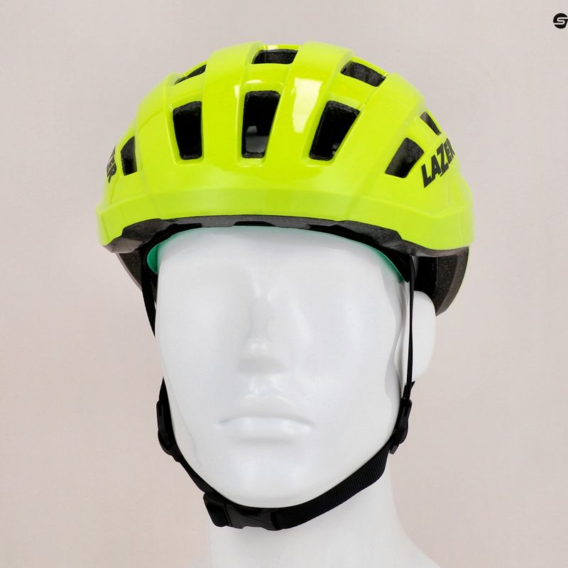 Kask rowerowy Lazer Tempo KinetiCore flash yellow 8