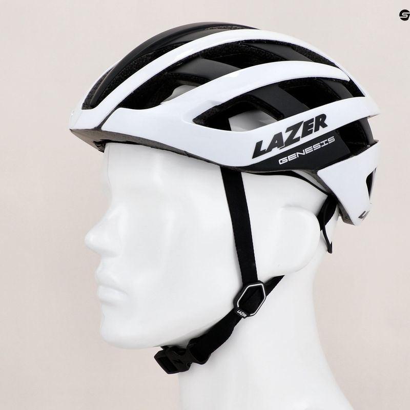 Kask rowerowy Lazer Genesis white/black 7