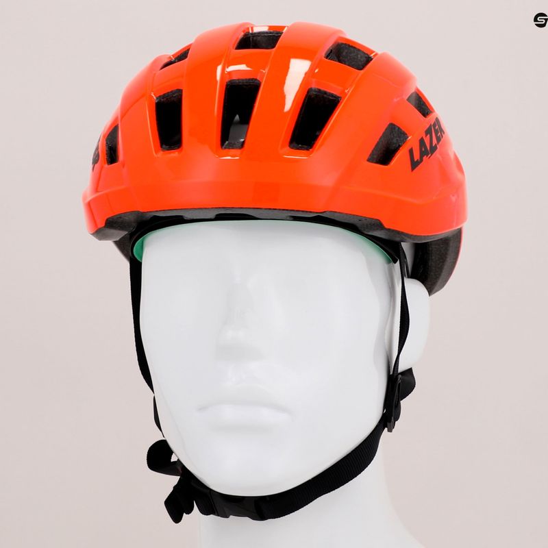 Kask rowerowy Lazer Tempo KinetiCore flash orange 8