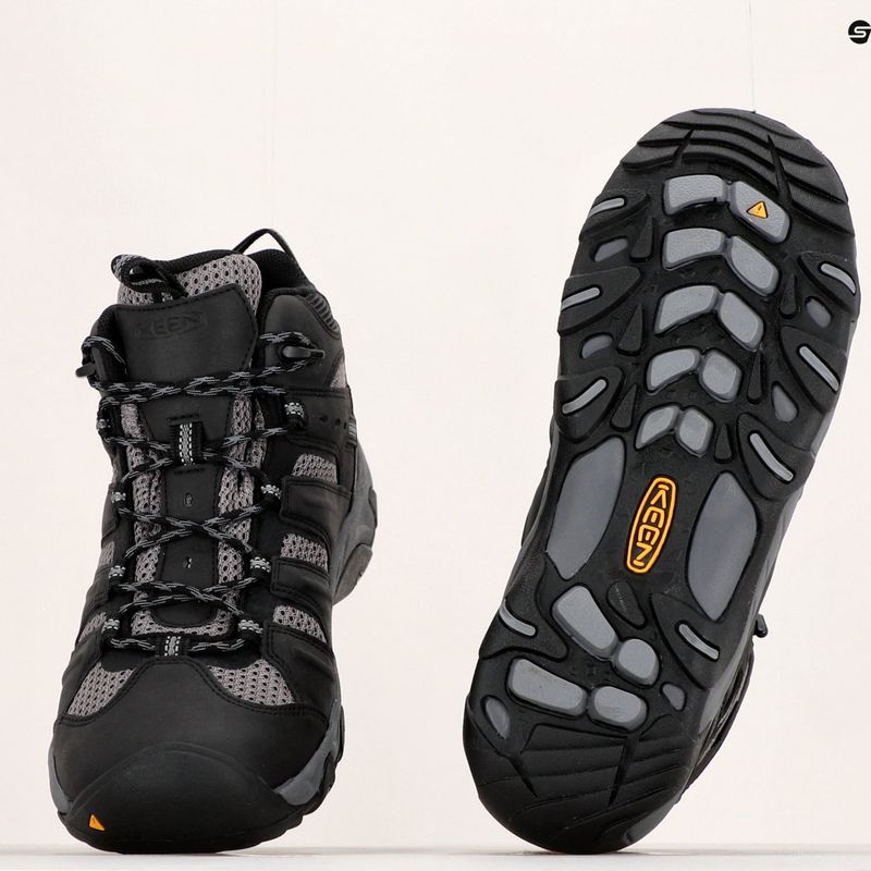 Buty trekkingowe męskie KEEN Koven Mid WP black/steel grey 18